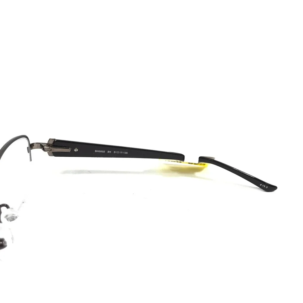 South Hampton SH 3002 BK Eyeglasses Frames Brown Square Full Rim 51-17-135
